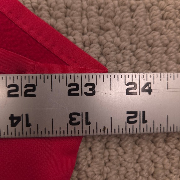 Eddie Bauer Stormdown 800 Goose Down Puffer Vest Full Zip Red Womens XL Tall - Picture 8 of 9